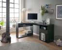 Eckschreibtisch Gamingtisch Modern Schwarz Bild 1