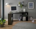 Eckschreibtisch Gamingtisch Modern Schwarz Bild 5