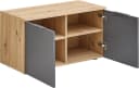 HBZ Schuhbank Lagos Garderobenbank Grau Eiche Bild 5