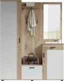 Carryhome Garderobe Jens 6-teilig mit Spiegel Grau Eiche Bild 2