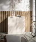 Harper Sideboard Linz 90x90x40cm Kaschmir Modern Bild 1