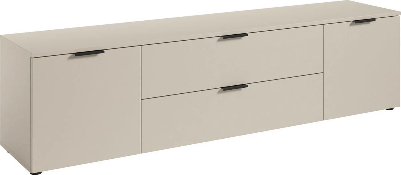 HBZ Lowboard Linz TV-Unterschrank Beige Lip-Griff - Bild 2