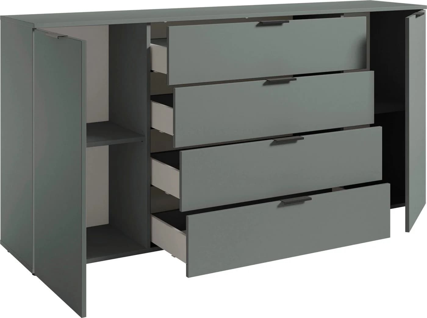 HBZ Linz Sideboard Salbeigrün Modern 180cm - Bild 5