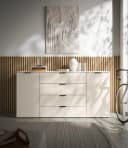 HBZ Linz Sideboard Kaschmir Schwarz 180cm Modern Bild 1