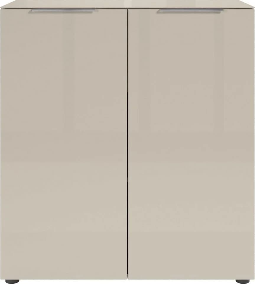 HBZ Kommode Santorin Beige Glasfronten Softclose - Bild 3