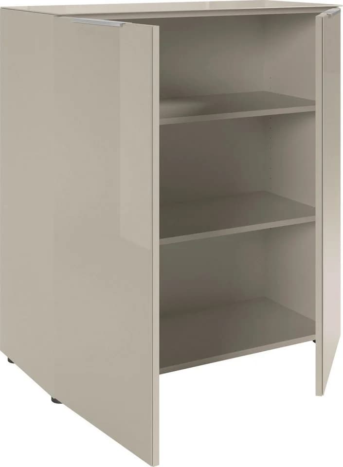 HBZ Kommode Santorin Beige Glasfronten Softclose - Bild 5