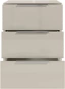 HBZ Santorin Nachtkonside Beige Glas 3 Schubladen Modern Bild 4