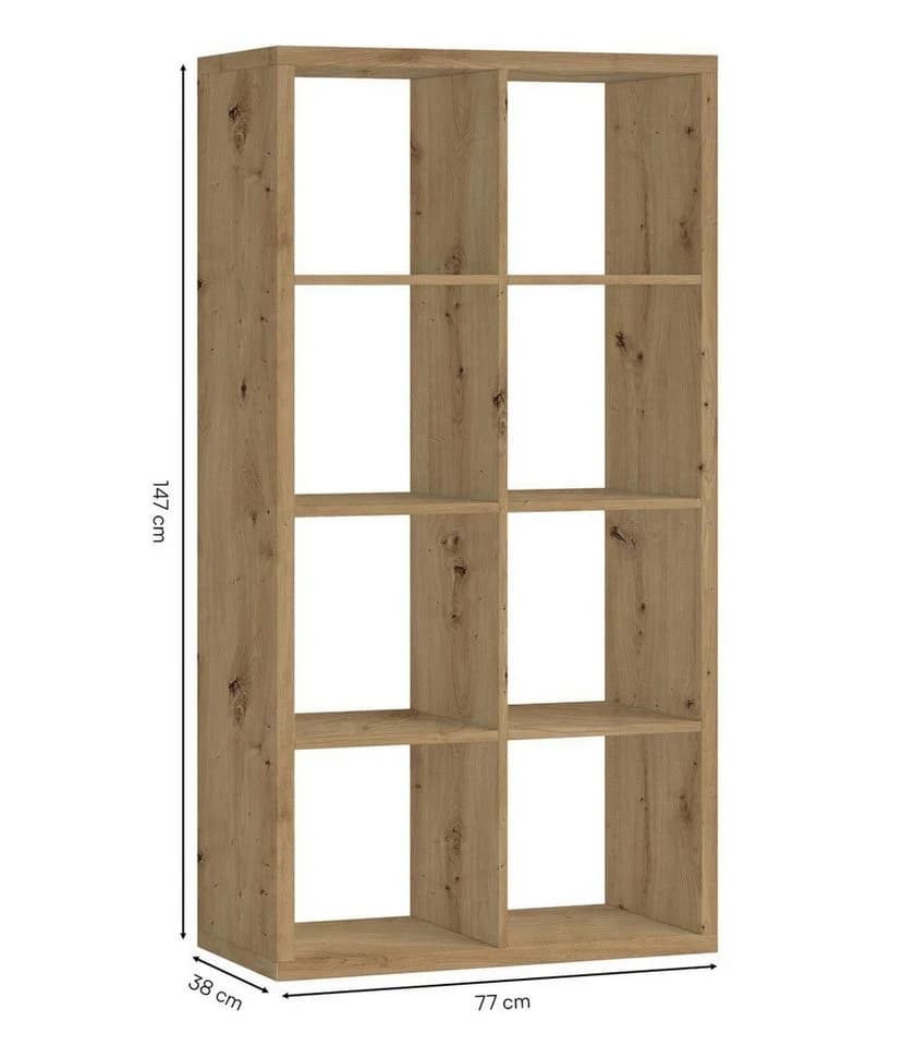 Bega Consult Raumteiler STYLE Artisan Eiche Dekor 8 Fächer - Bild 5