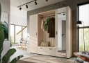 Livetastic Garderobe Eiche Kaschmir Drehtüren Bild 1