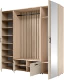 Livetastic Garderobe Eiche Kaschmir Drehtüren Bild 5