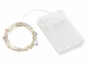 Linder Exclusiv LED-Lichterkette 30 LEDs bunt silber Kupferdraht Batterie Bild 2