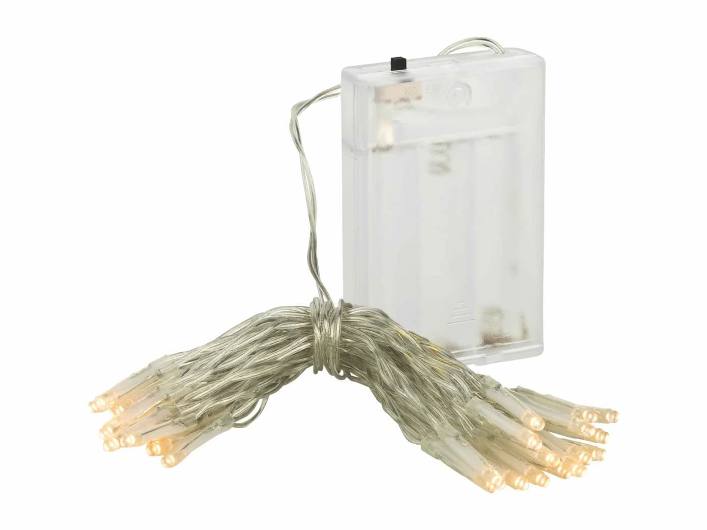 Linder Exclusiv LED-Lichterkette Batterie 2,90m 30 LEDs warmweiß transparent - Bild 2