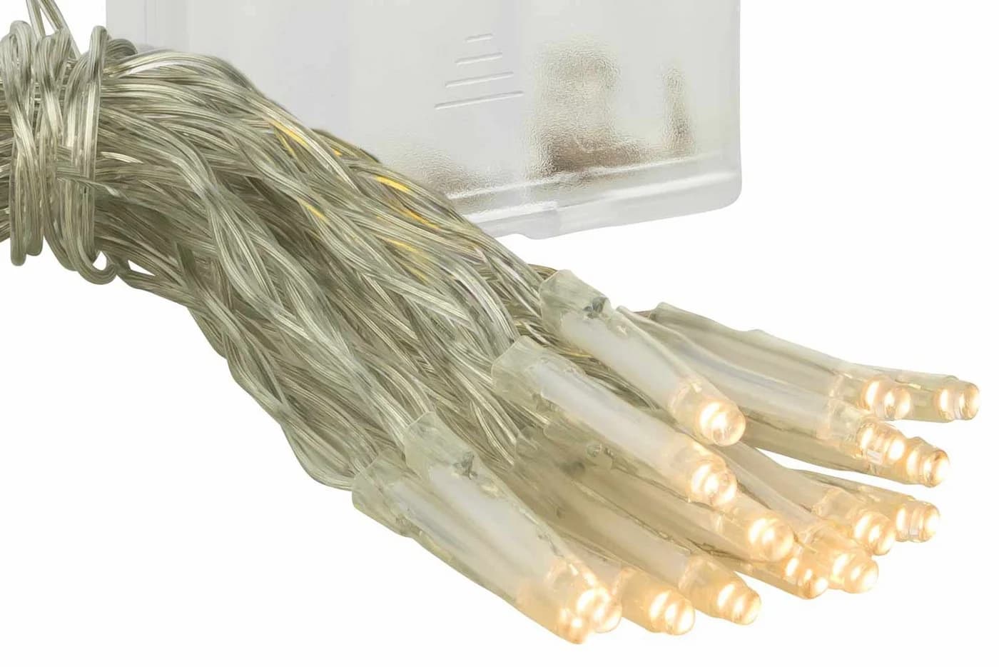 Linder Exclusiv LED-Lichterkette Batterie 2,90m 30 LEDs warmweiß transparent - Bild 3