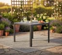 LEX Gartentisch Comfort 80x80 Nonwood Schwarz Aluminium Bild 1