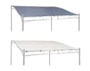 Linder Exclusiv GmbH Pavillon-Ersatzdach 2,5x3 m Creme/Grau PU beschichtet Bild 1