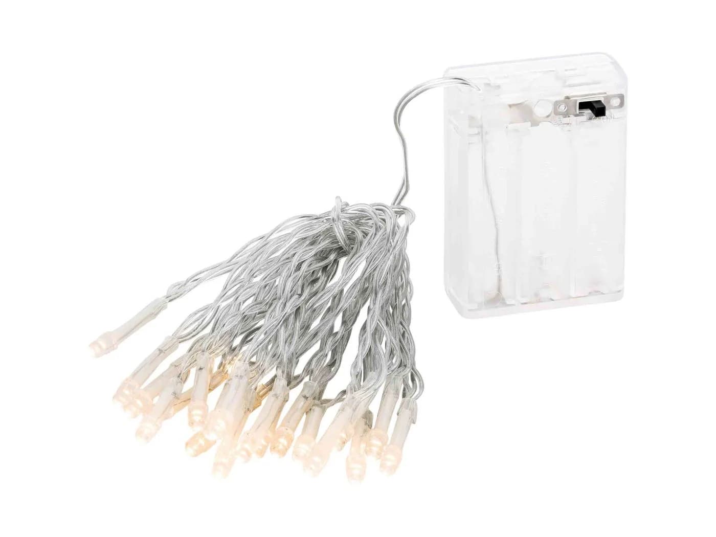 Linder Exclusiv LED-Lichterkette 2,85m 20 LEDs warmweiß transparent - Bild 2