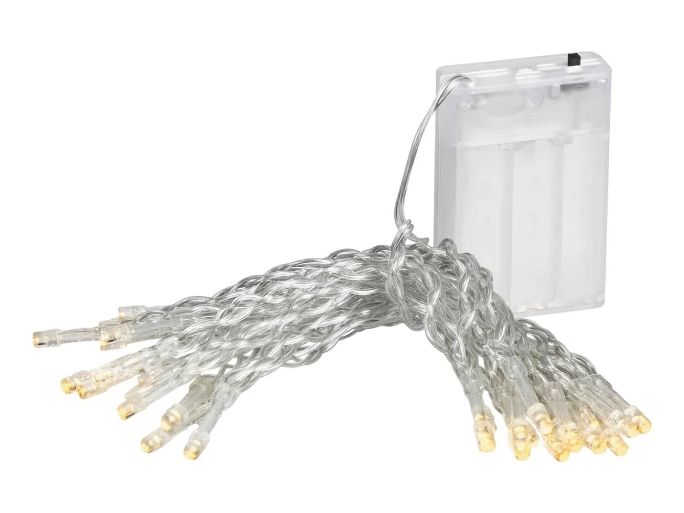 Linder Exclusiv LED-Lichterkette 20 LEDs Warmweiß Timer Batterie 2,85m - Bild 2