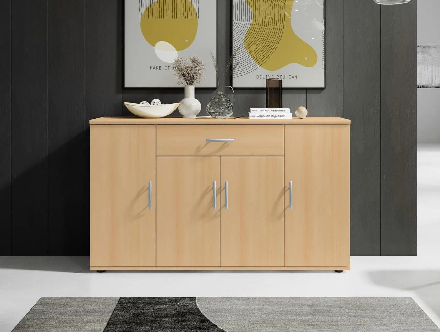 moebel-dich-auf Kommode LILLY 13 Modern Holzwerkstoff Braun - Bild 4