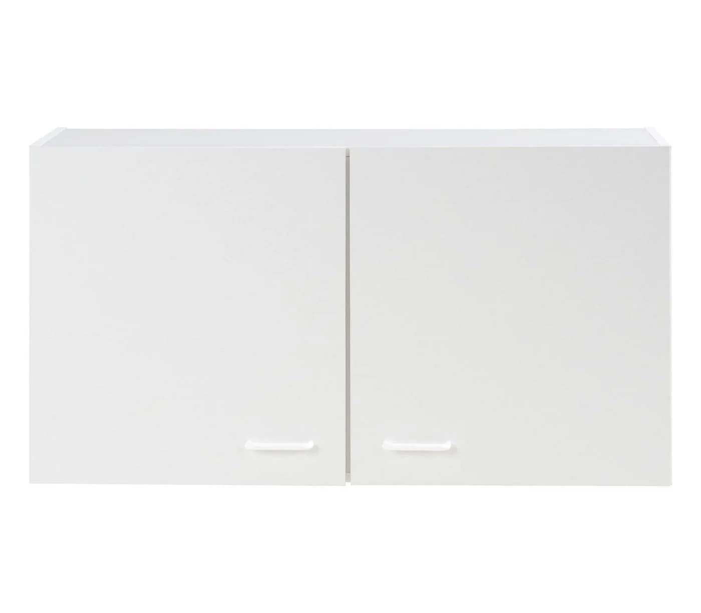 Hängeschrank TOP 100 cm Weiß mit 2 Türen und höhenverstellbarem Einlegeboden - Bild 4