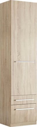 Kleiderschrank PRIESS Barcelona Braun Holzwerkstoff mit Spiegel Bild 2