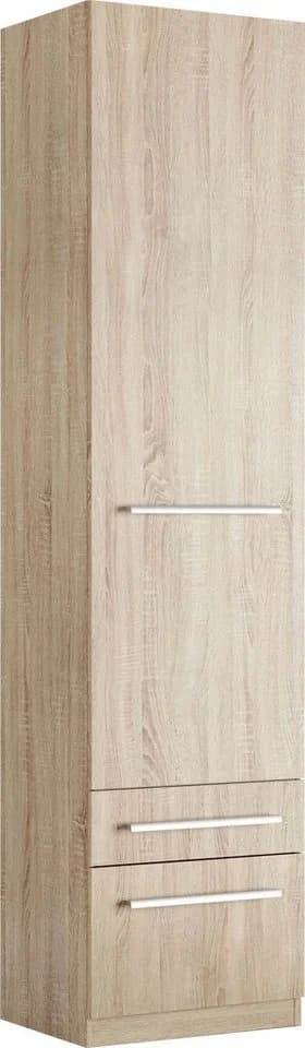 Kleiderschrank PRIESS Barcelona Braun Holzwerkstoff mit Spiegel - Bild 2