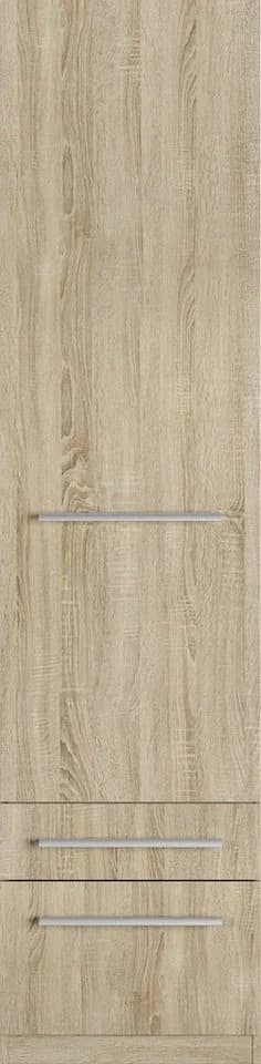 Kleiderschrank PRIESS Barcelona Braun Holzwerkstoff mit Spiegel - Bild 4
