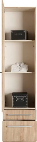 Kleiderschrank PRIESS Barcelona Braun Holzwerkstoff mit Spiegel Bild 5
