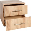 Nachtkonsole PRIESS Husum Beige 2 Schubkästen Holzwerkstoff Bild 3