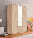 Kleiderschrank PRIESS Husum Braun 3-türig mit Schubladen Bild 1