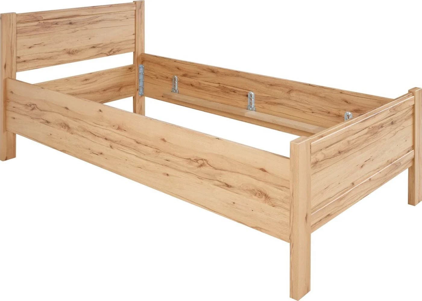 Bett PRIESS Husum Rahmenbett Beige Holzwerkstoff - Bild 3