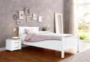 PRIESS Rahmenbett Husum Weiß 110x208 cm Jugendzimmer Bett Bild 1