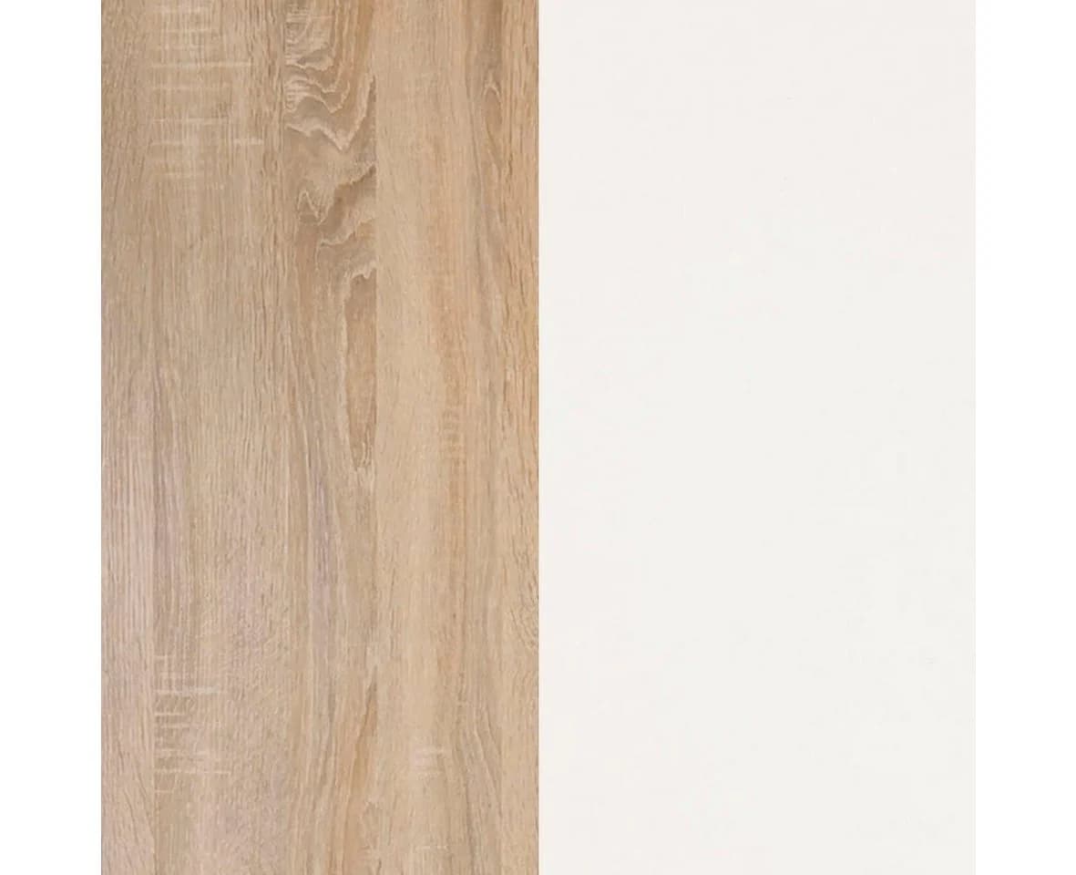 Kleiderschrank PRIESS Weiß 3-türig Holzwerkstoff - Bild 5