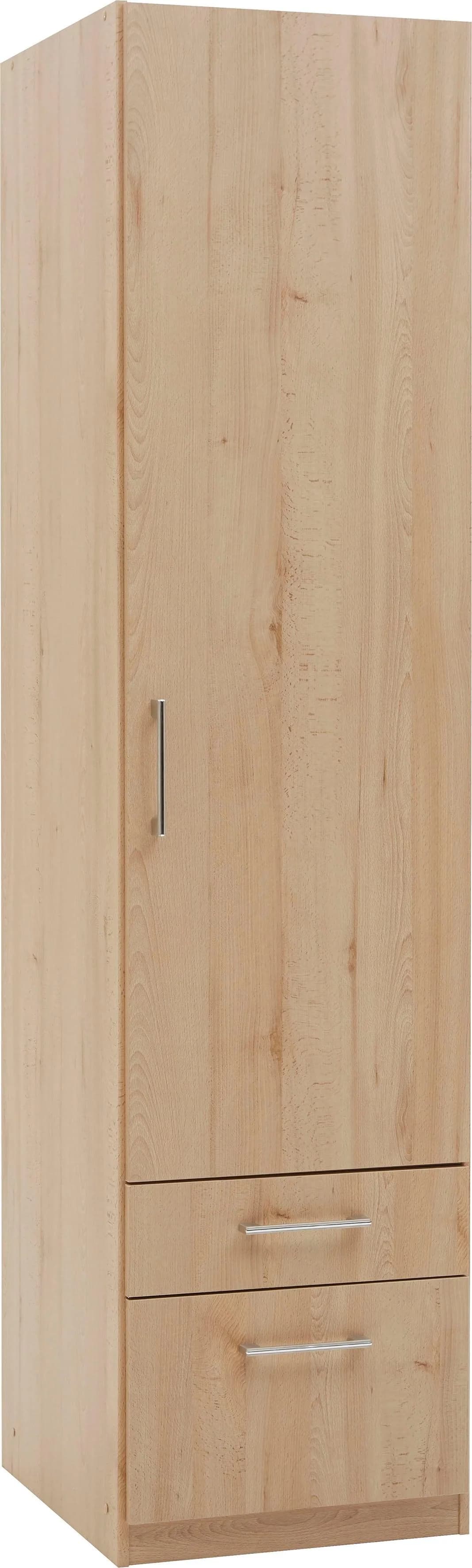 PRIESS Drehtürenschrank Lindau Braun Spiegel Holzwerkstoff