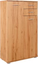 Kombikommode PRIESS Beige Holzwerkstoff mit Schubladen und Türen Bild 3