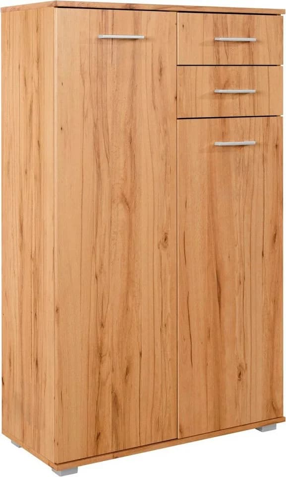 Kombikommode PRIESS Beige Holzwerkstoff mit Schubladen und Türen - Bild 3