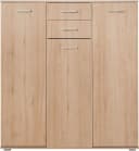 Kombikommode PRIESS Braun Holzwerkstoff 2 Türen 2 Schubladen Bild 1