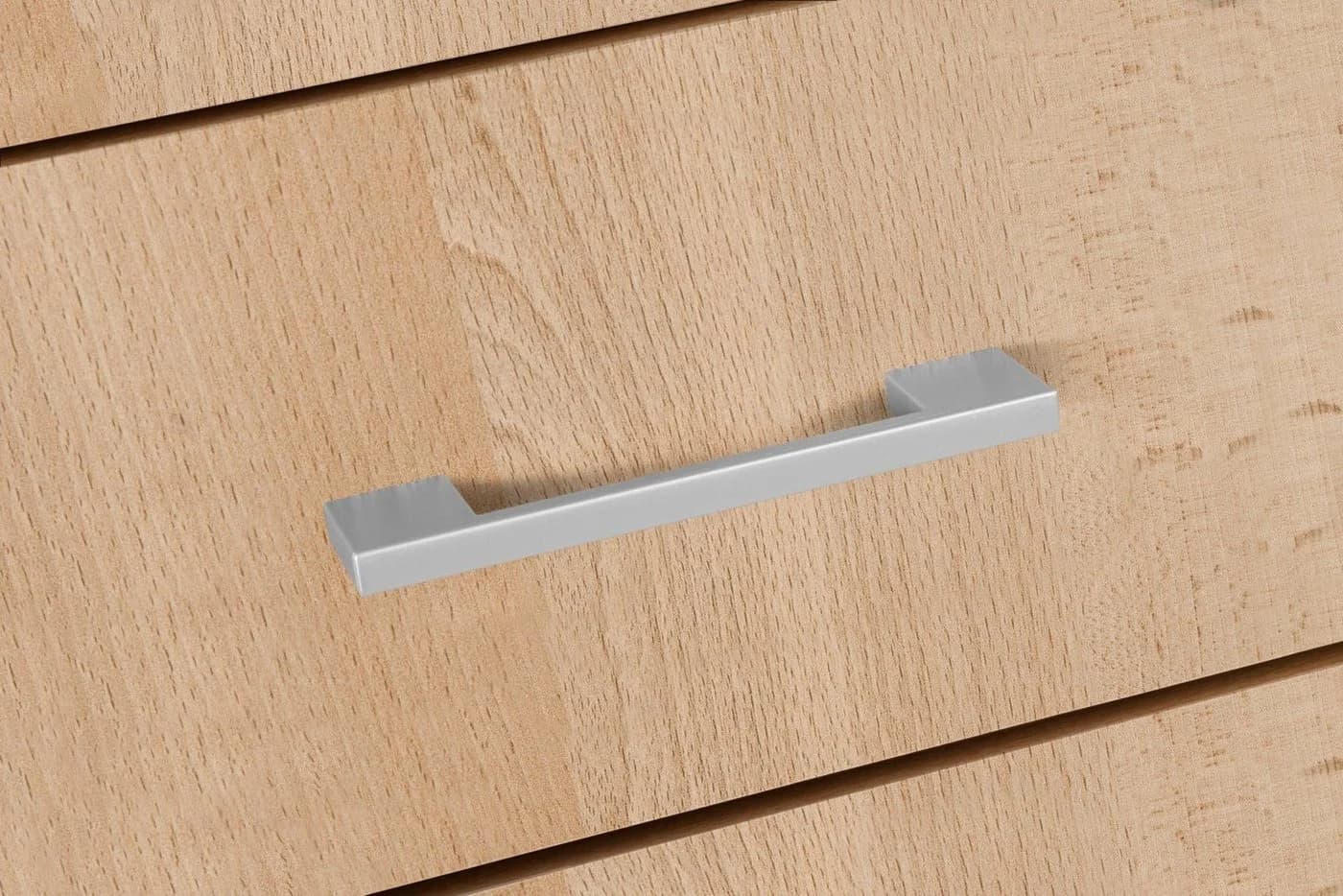 Kombikommode PRIESS Braun Holzwerkstoff 2 Türen 2 Schubladen - Bild 5