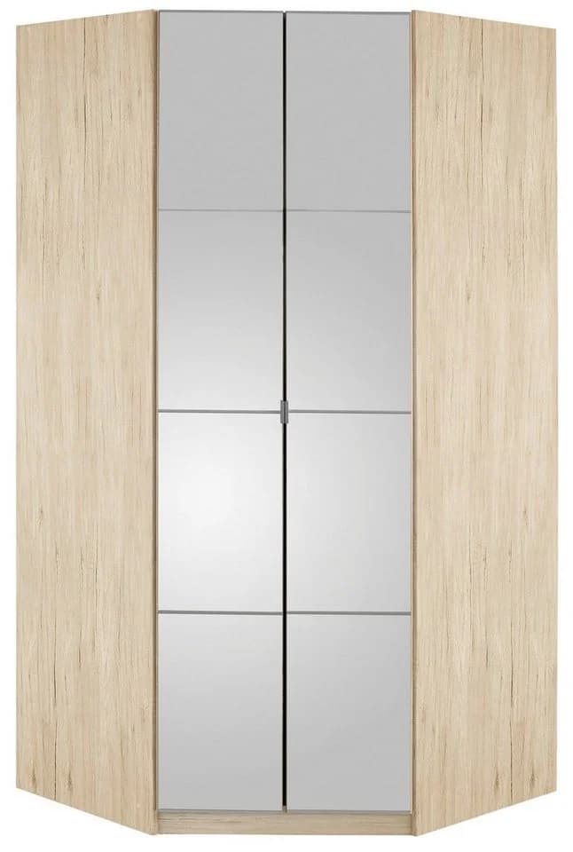 PRIESS Eckkleiderschrank Malaga Braun Holzwerkstoff 2 Türen - Bild 3