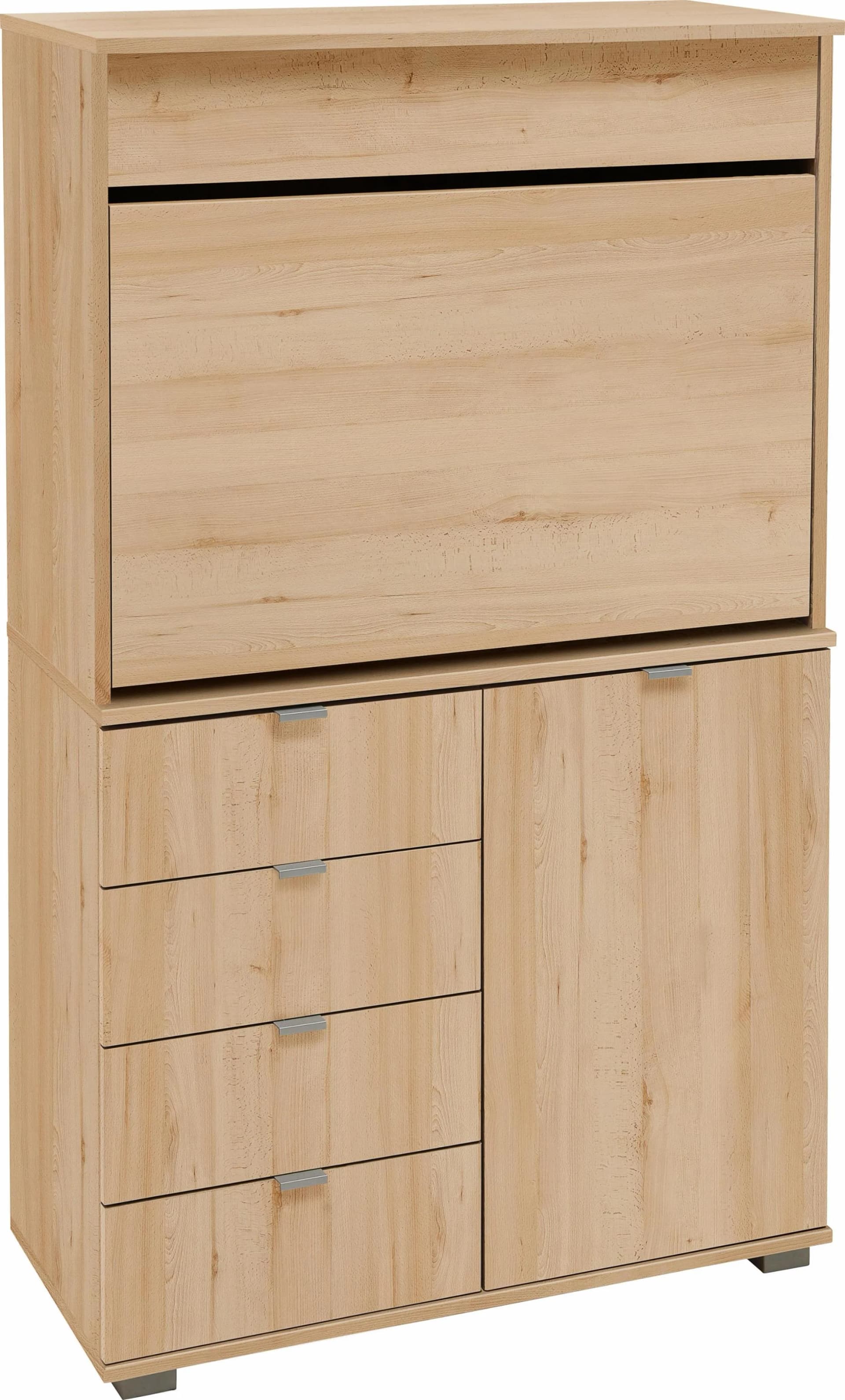 Sekretär PRIESS Ahaus Braun mit Klappschreibtisch