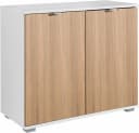 Hochkommode PRIESS Weiß 2 Türen Modern Bild 4