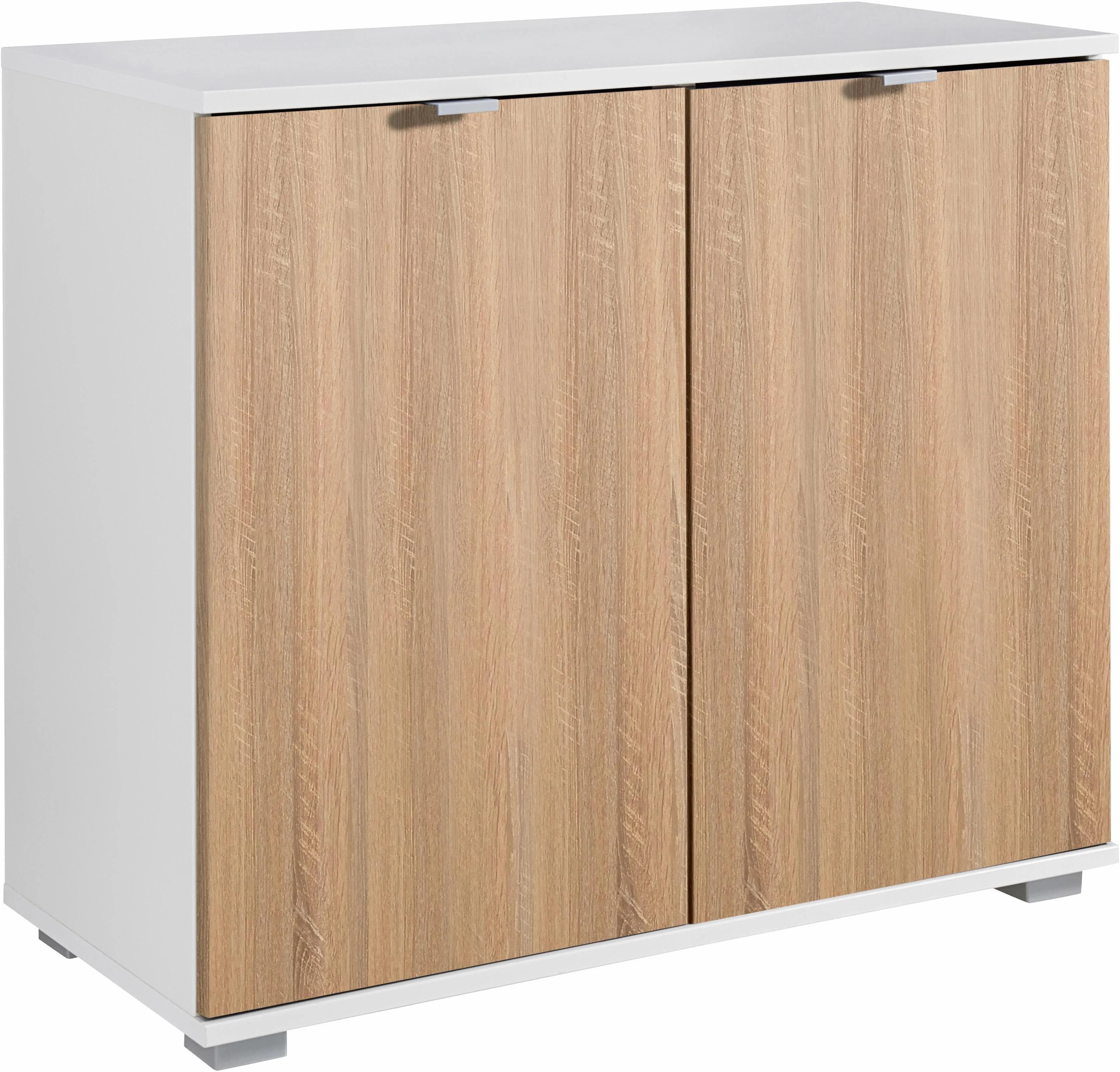Hochkommode PRIESS Weiß 2 Türen Modern - Bild 4