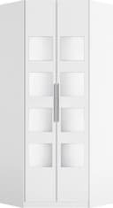 Eckkleiderschrank PRIESS Saragossa Weiß 193cm Bild 3