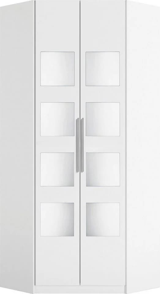 Eckkleiderschrank PRIESS Saragossa Weiß 193cm - Bild 3