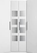 Eckkleiderschrank PRIESS Saragossa Weiß 193cm Bild 4