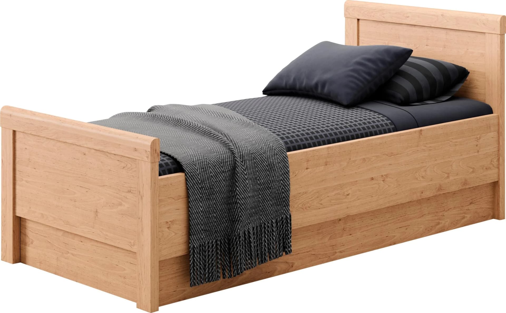 Einzelbett PRIESS Arnsberg Livorno Buche Kinderbettgestell braun