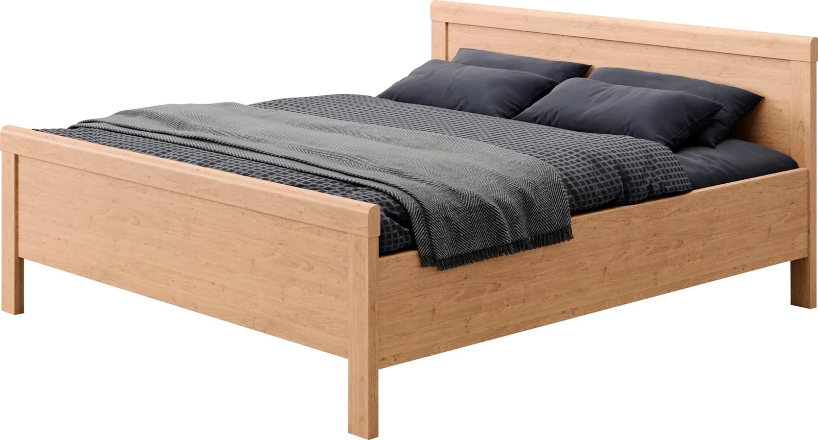 Einzelbett PRIESS Arnsberg Livorno Buche Braun 180x200 cm