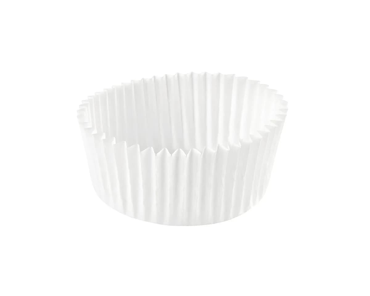 EUROHOME Muffinform Papier 200 Stück Ø5 cm Weiß