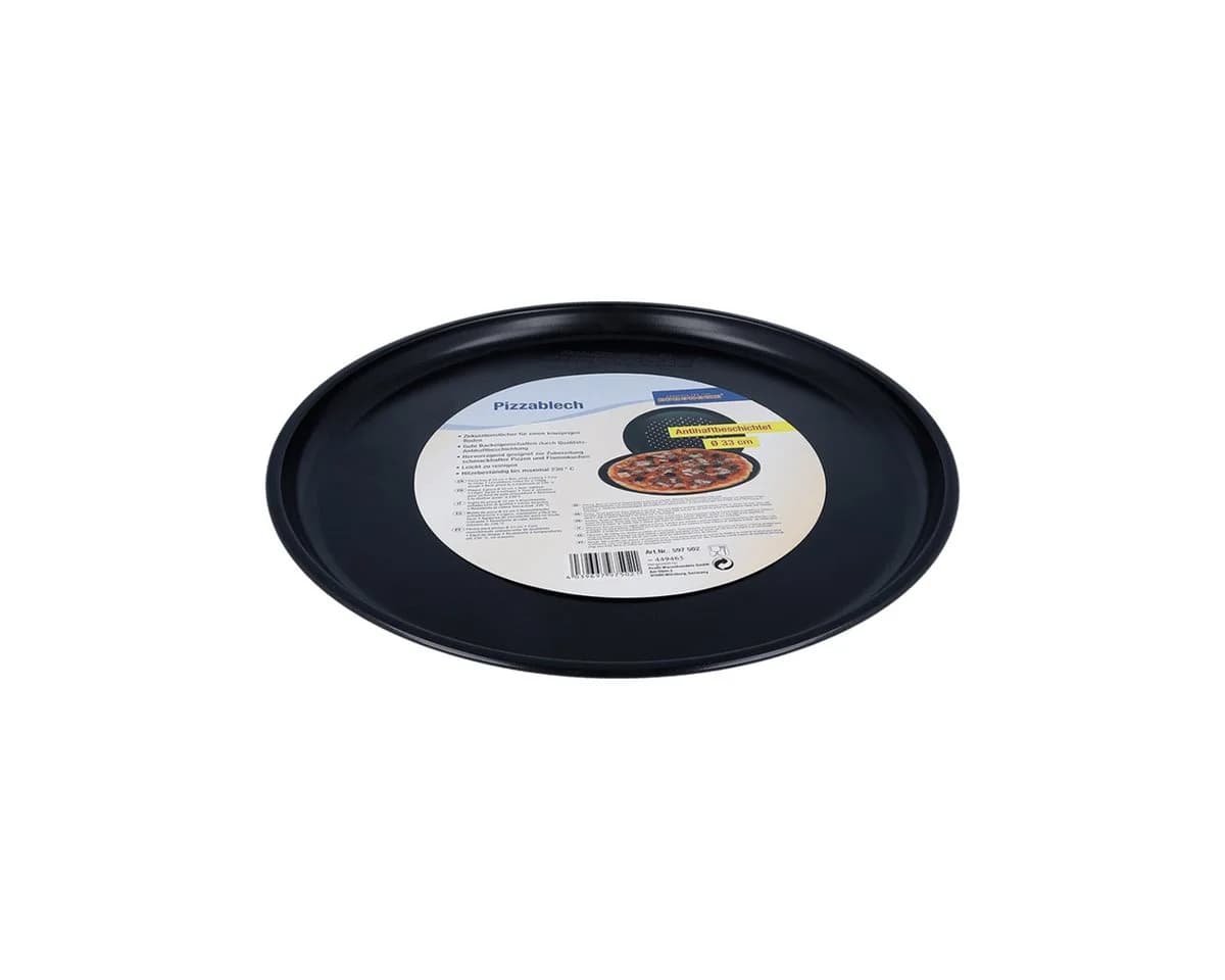 EUROHOME Pizzablech 33 cm Karbonstahl Antihaft - Bild 4