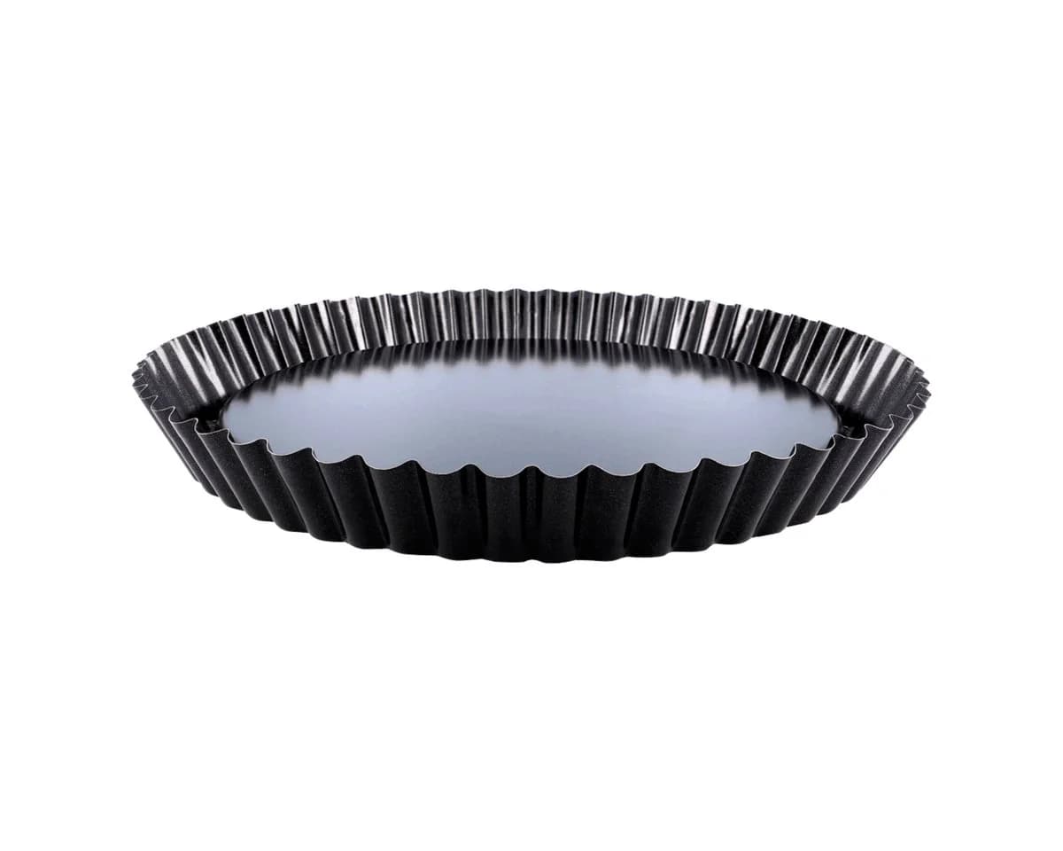 EUROHOME Backform Kuchenform rund mit Wellrand - Antihaftbeschichtung, schwarz - Bild 4