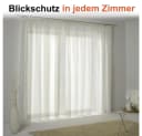 Foxx Vorhang mit Kräuselband für Schienen, transparente Moderne XXL Gardine, Schiebegardine Langstore Voile Bild 1